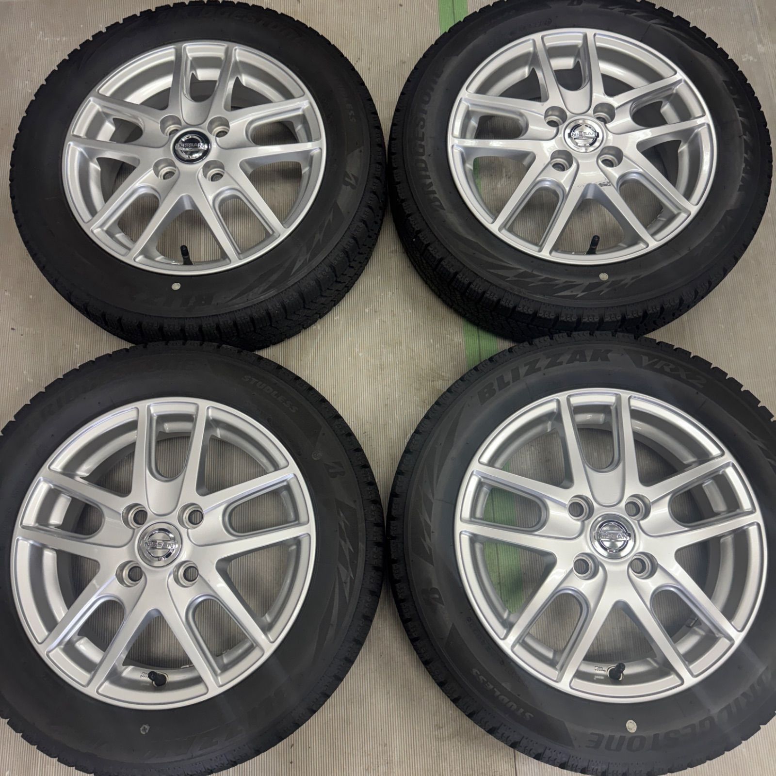 日産 純正 デイズ ルークス 14×4.5j 4穴 pcd100 +46 着払い 1台分 155 