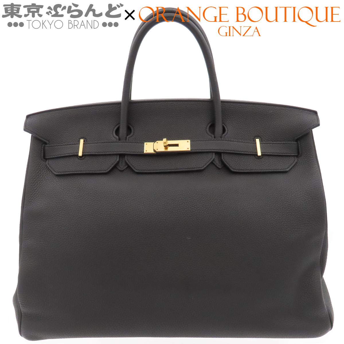 エルメス HERMES バーキン 40 X刻印 ブラック 黒 ゴールド金具 トゴ ハンドバッグ ユニセックス 2016年 101864121