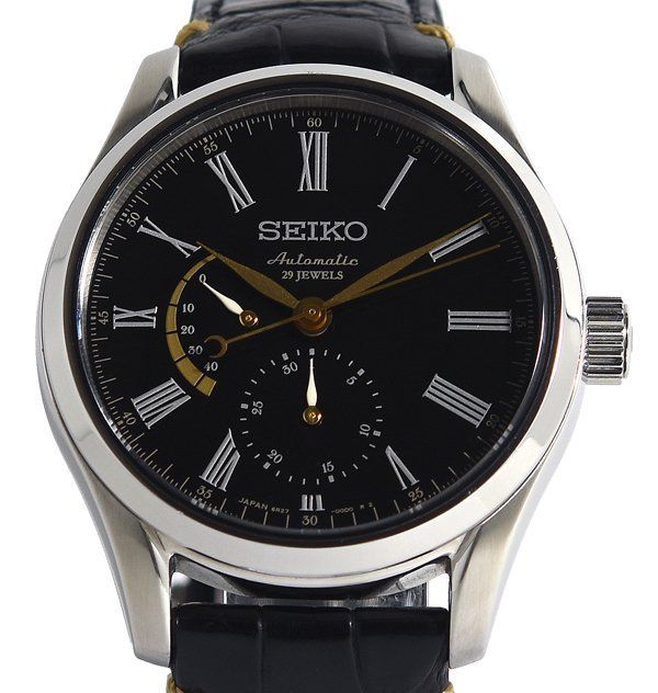 美品 SEIKO セイコー PRESAGE プレザージュ SARW013 6R27-00G0 パワーリザーブ 自動巻き メンズ