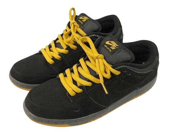 ナイキ エスビー NIKE SB DUNK LOW PRO SB LACK UNIVERSITY GOLD 304292-046 ダンク ロー プロ ユニバーシティ ゴールド 29cm 黒 ブラック スニーカー シューズ 靴 ☆AA★