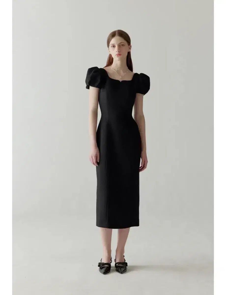 フローム Classic Sandersonia Dress ブラック