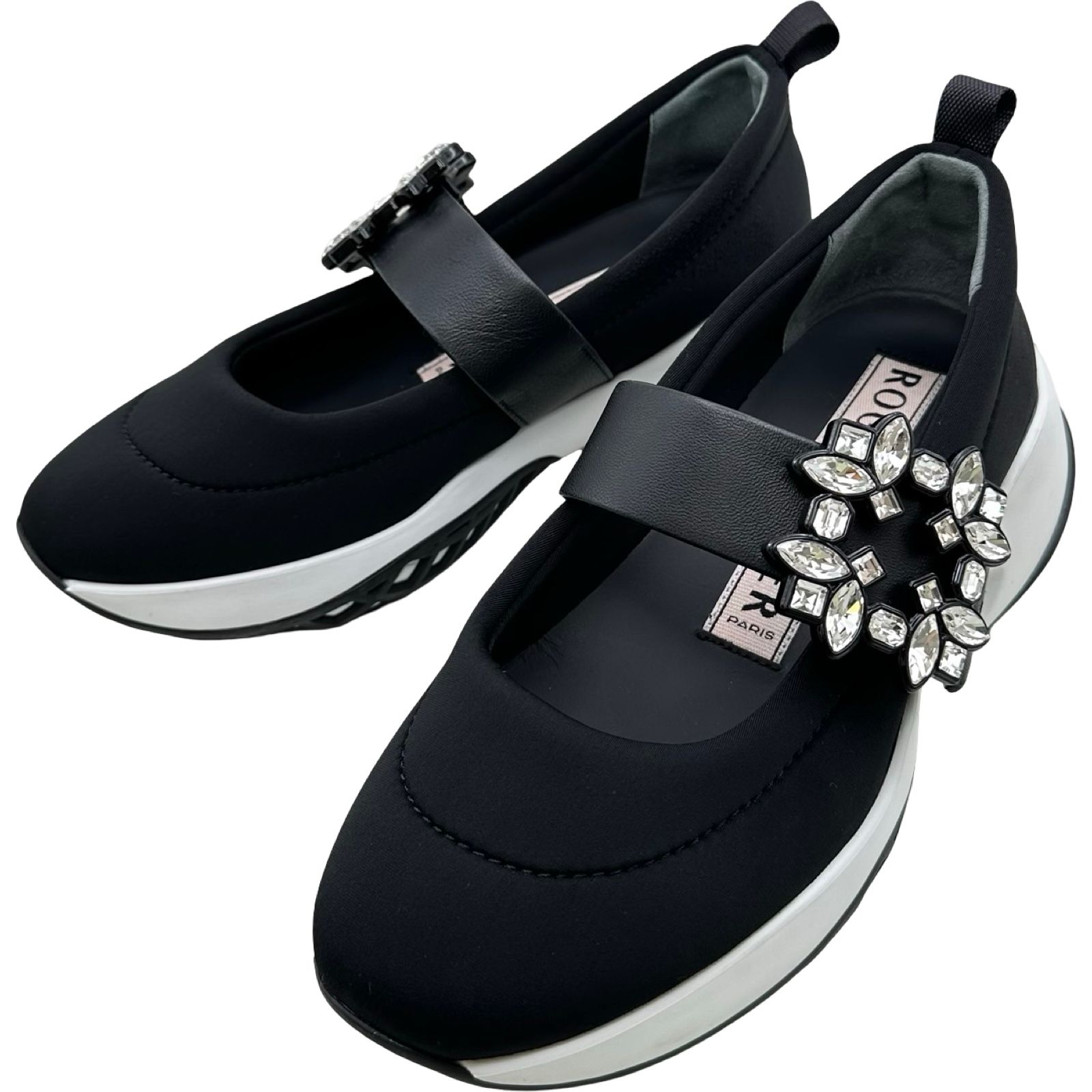 ロジェ ヴィヴィエ ROGER VIVIER VIV RUN メリージェーンスニーカー ブラック レディース スニーカー