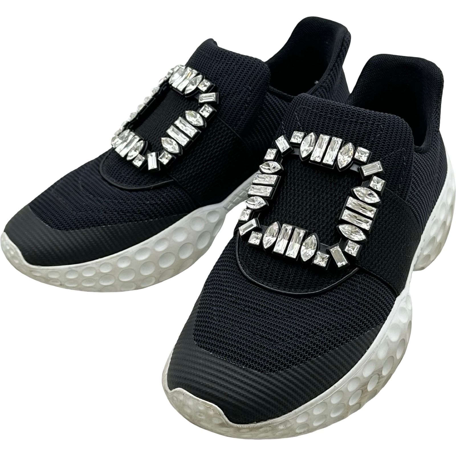 ロジェ ヴィヴィエ ROGER VIVIER ヴィヴランライトファブリックスニーカー ブラック ファブリック レディース スニーカー 37,700円