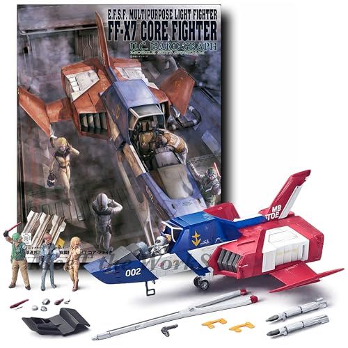 U.C.HARD GRAPH 1/35 地球連邦軍 多目的軽戦闘機 FF-X7 コア・ファイター 機動戦士 色分け済みプラモデルts