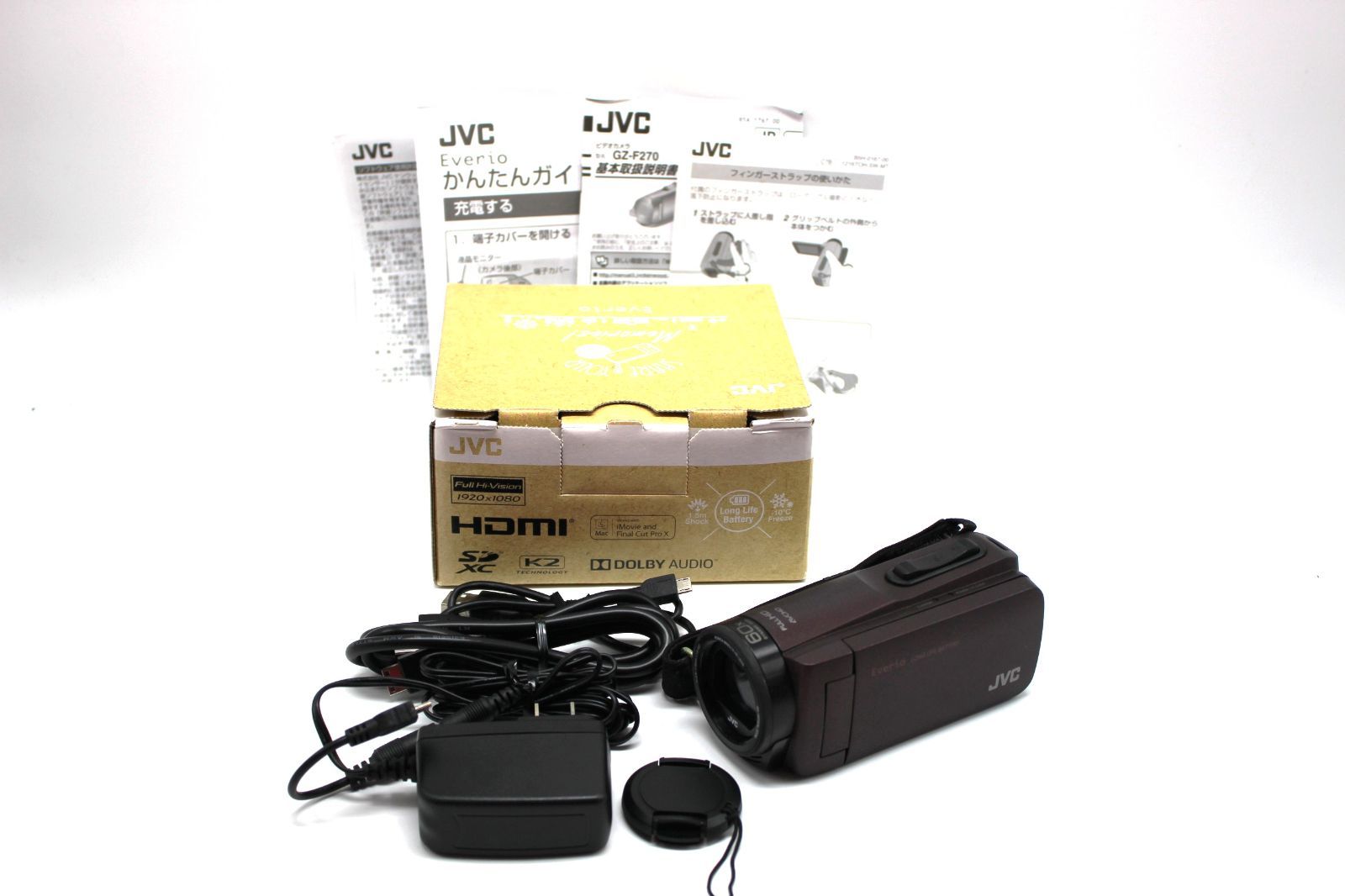 ■極上品■ JVC KENWOOD ブラウン GZ-F270-T ＊27212