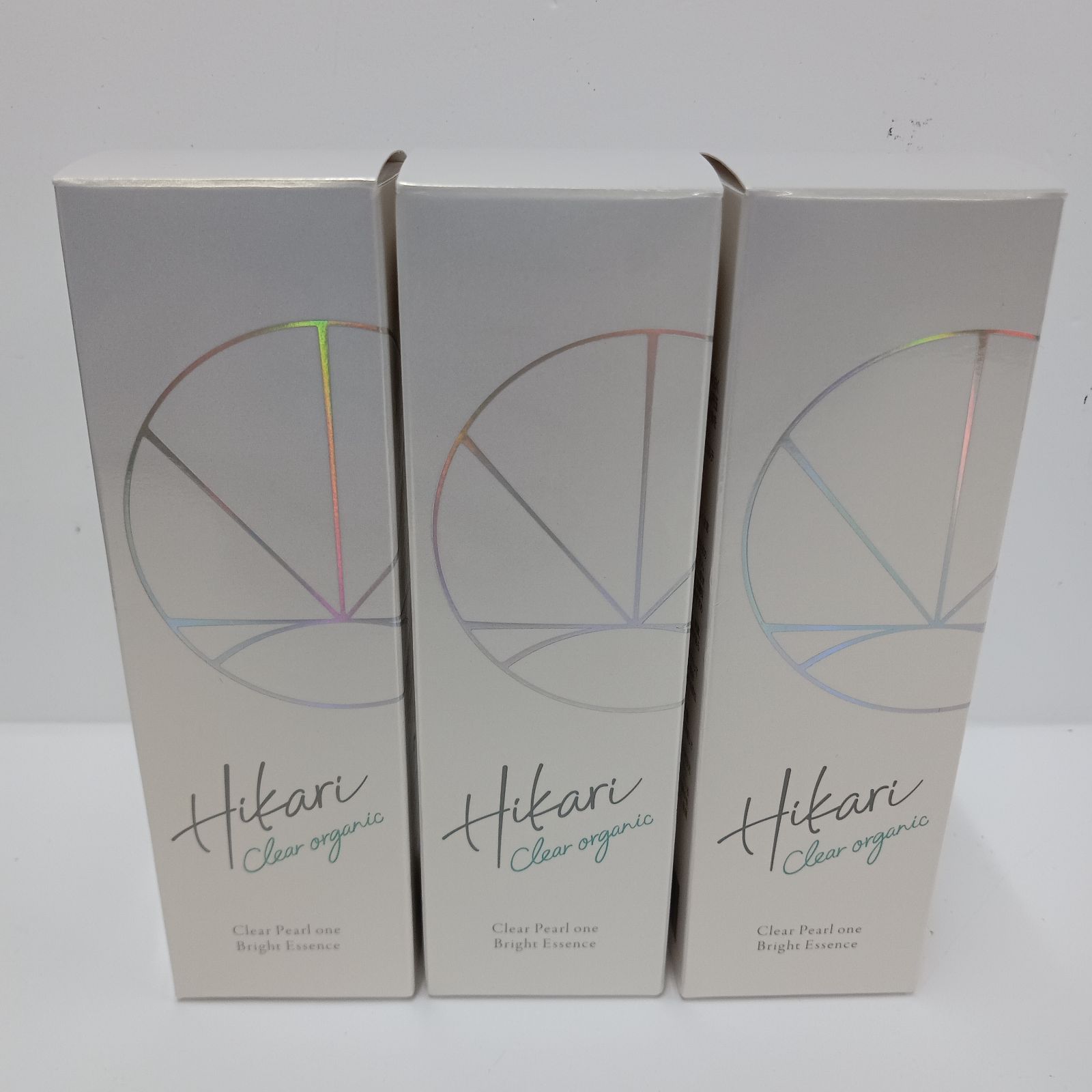 E1353 HIKARI CLEAR オーガニック クリアパールワン ブライトエッセンス 50ml 計3点セット