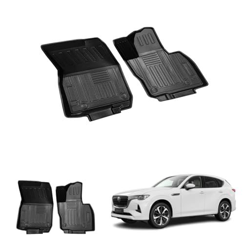 R◆1列目 適合対応マツダ CX-60 KH系専用 2022年-現行 マツダ CX60 フロアマット CX-60 フロアマット 3D防水マット 滑り止め/耐汚機能付き 耐摩擦 抗菌効果 全天候仕様 保護パーツ カー用品 取付簡単 ブラック