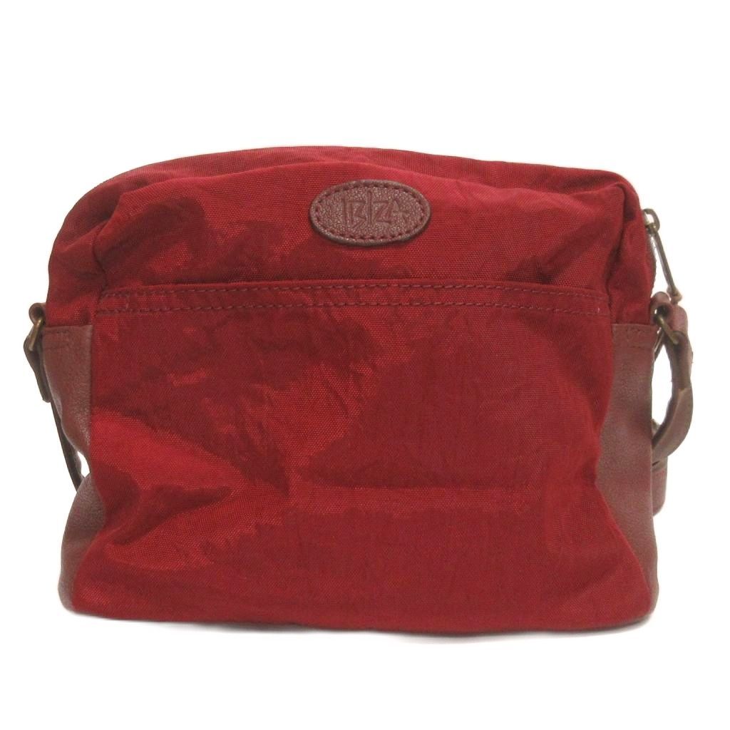 CHIKO　IBIZA ショルダーバッグ レッド レザーコンビ イビサ IBIZA ショルダーバッグ 斜め掛け 赤系 レッド系 鞄 - メルカリ