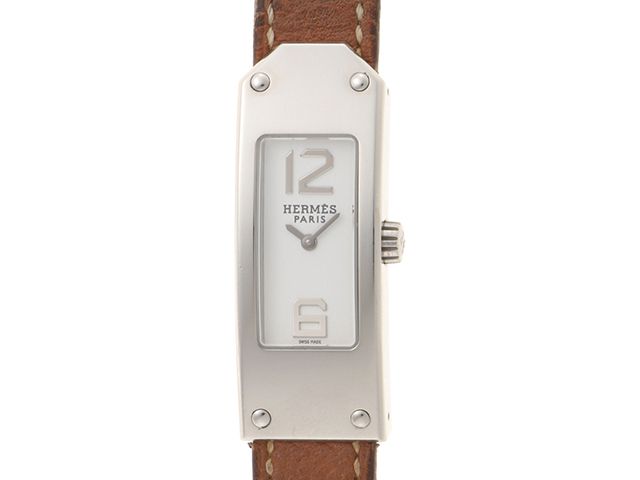 HERMES エルメス ケリー2 KT1.210 腕時計 ステンレススチール/本革