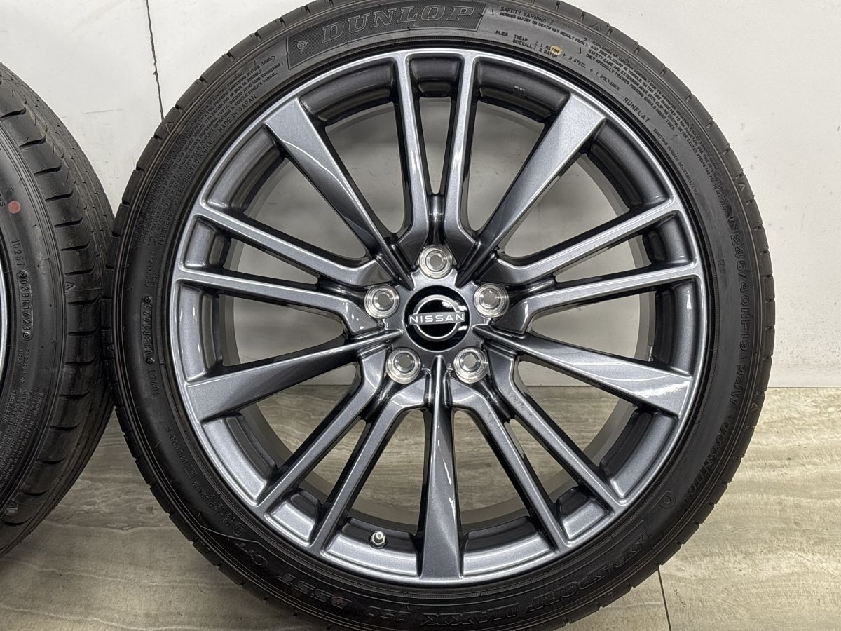新車外し品】ニッサン V37 スカイライン 400R 純正 19in 8.5J +50
