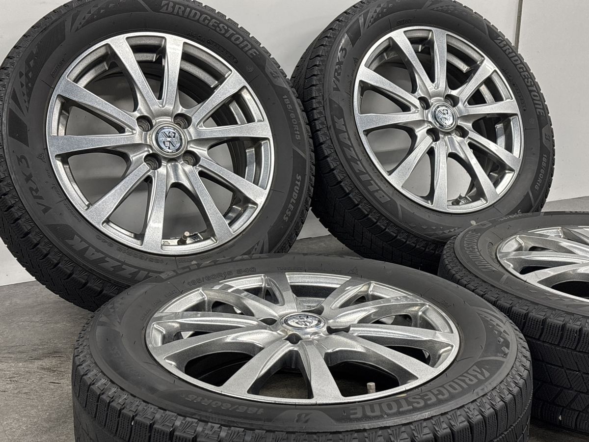 スタッドレス】TRG 15in 5.5J +50 PCD100 ブリヂストン ブリザック