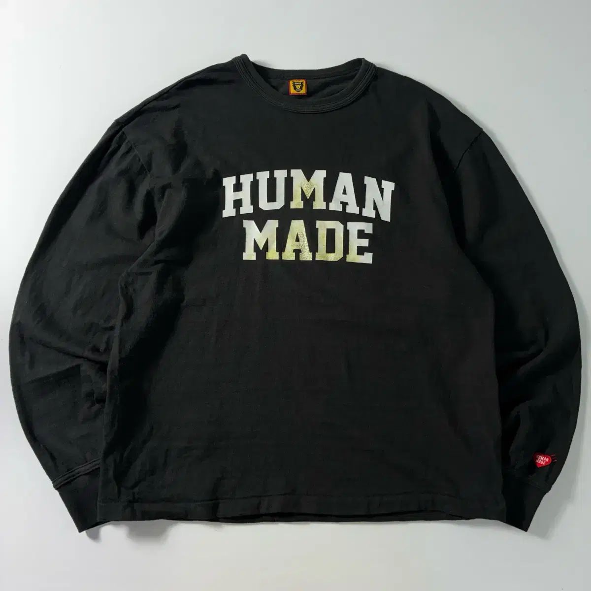 HUMAN MADE ヒューマンメイド Spellout グラフィック ロングスリーブ Tシャツ ブラック