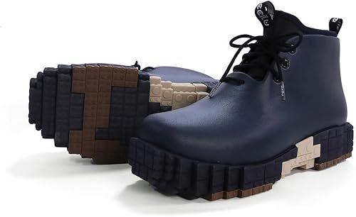 ccilu ( チル ) pantoo-paoloo / polao xpresole メンズ スニーカー レインブーツ ブロックスニーカー サスティナブル 厚底 防水 衝撃吸収 超軽量 抗菌 防臭 耐久性（ BLACK/BLACK 26.5cm ）