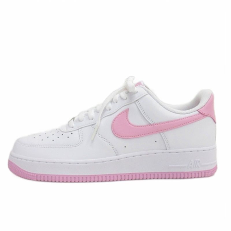 ナイキ NIKE エアフォース1 AIR FORCE 1 '07 スニーカー FJ4146-101 ホワイト ピンク 28cm