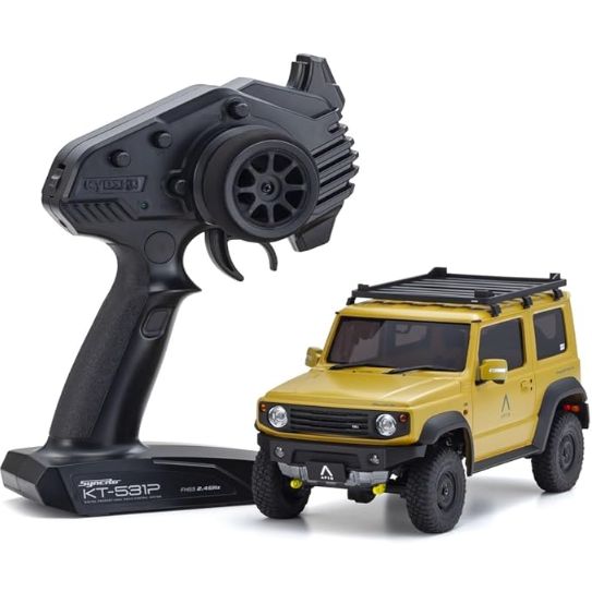 <B>京商ｘマルクコラボ ミニッツ4ｘ4レディセット スズキ ジムニーシエラ APIO JIMNY TS4 イエローオーカー 32537LBR-M