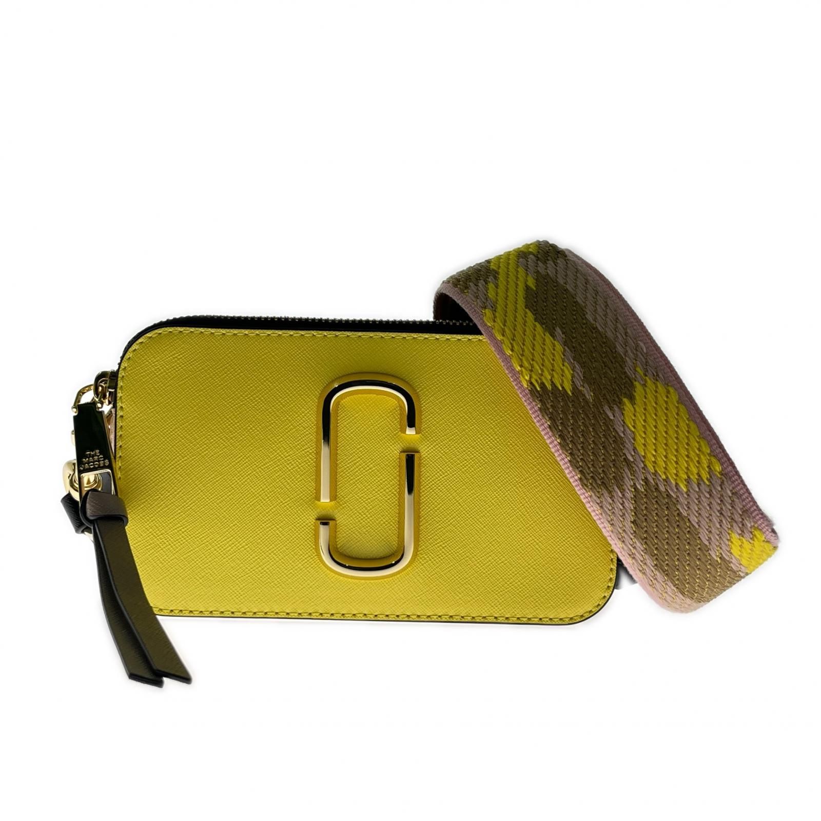 MARC JACOBS マークジェイコブス ザ スナップショット m0012007 イエロー×ブラウン 14,603円