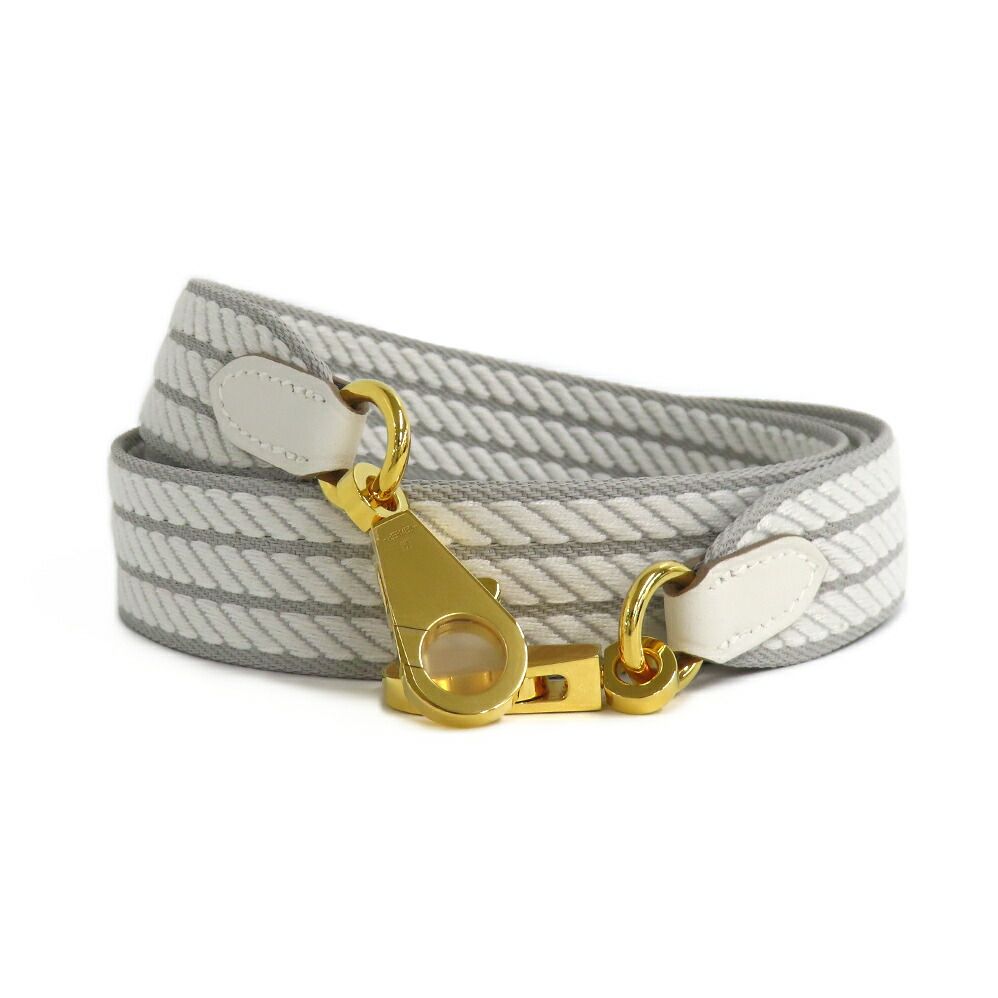 【名古屋】エルメス バンドリエール サングル コルタージュ グリペール GD金具 K刻印 バッグ用アクセサリー ストラップ 未使用