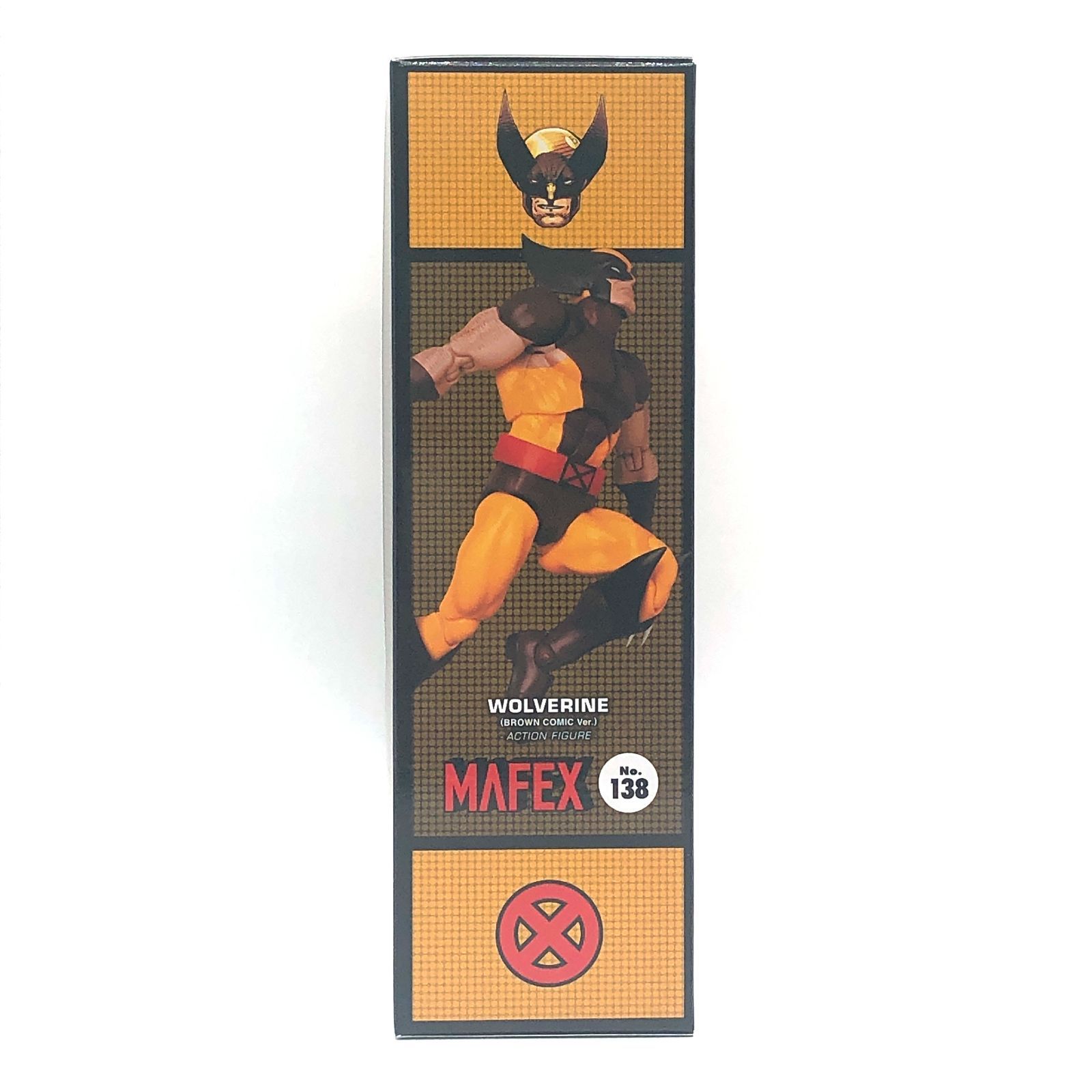 MAFEX No.138 WOLVERINE BROWN COMIC Ver. 未開封 訳あり テープ部分 