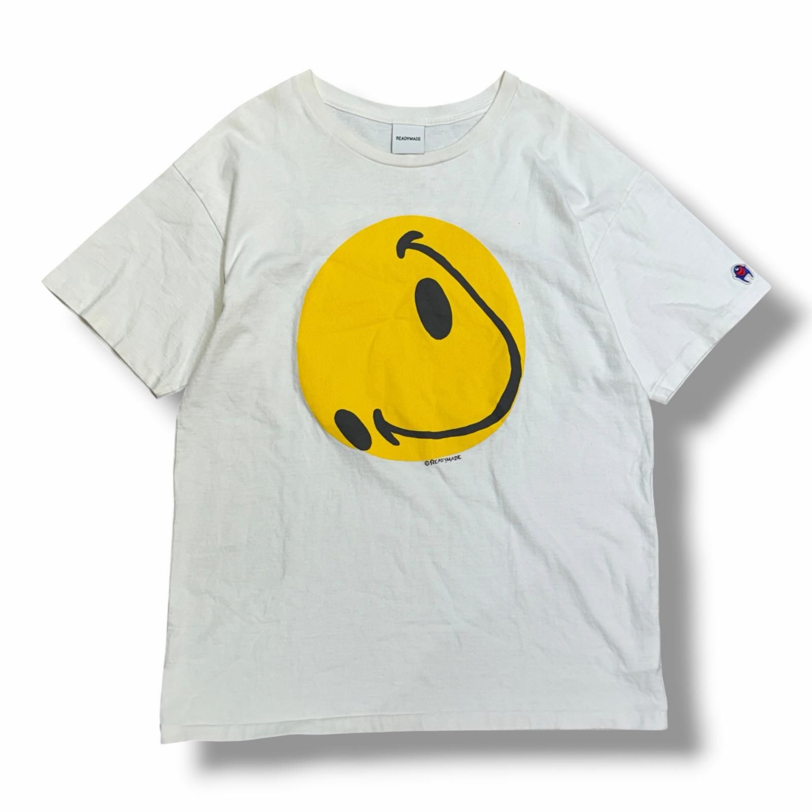 READYMADE COLLAPSED FACE T-SHIRT スマイルTシャツ Tシャツ レディ
