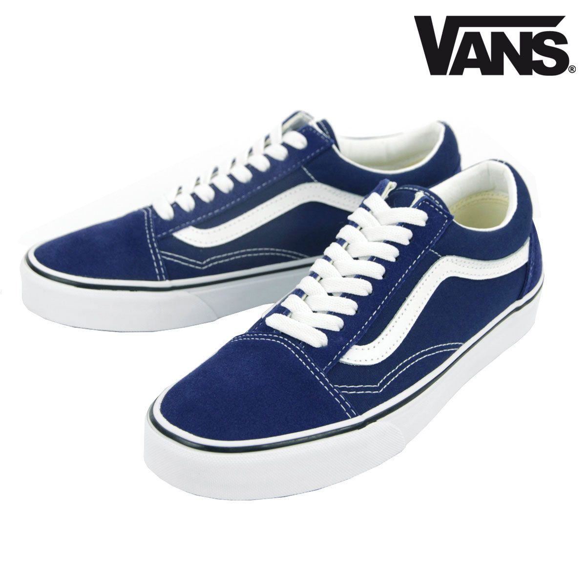 【26.0cm～29.0cm】バンズ メンズ スニーカー 正規販売店 VANS 靴 オールドスクール VANS OLD SKOOL COLOR THEORY DEEP INDIGO VN000D7ZFOB