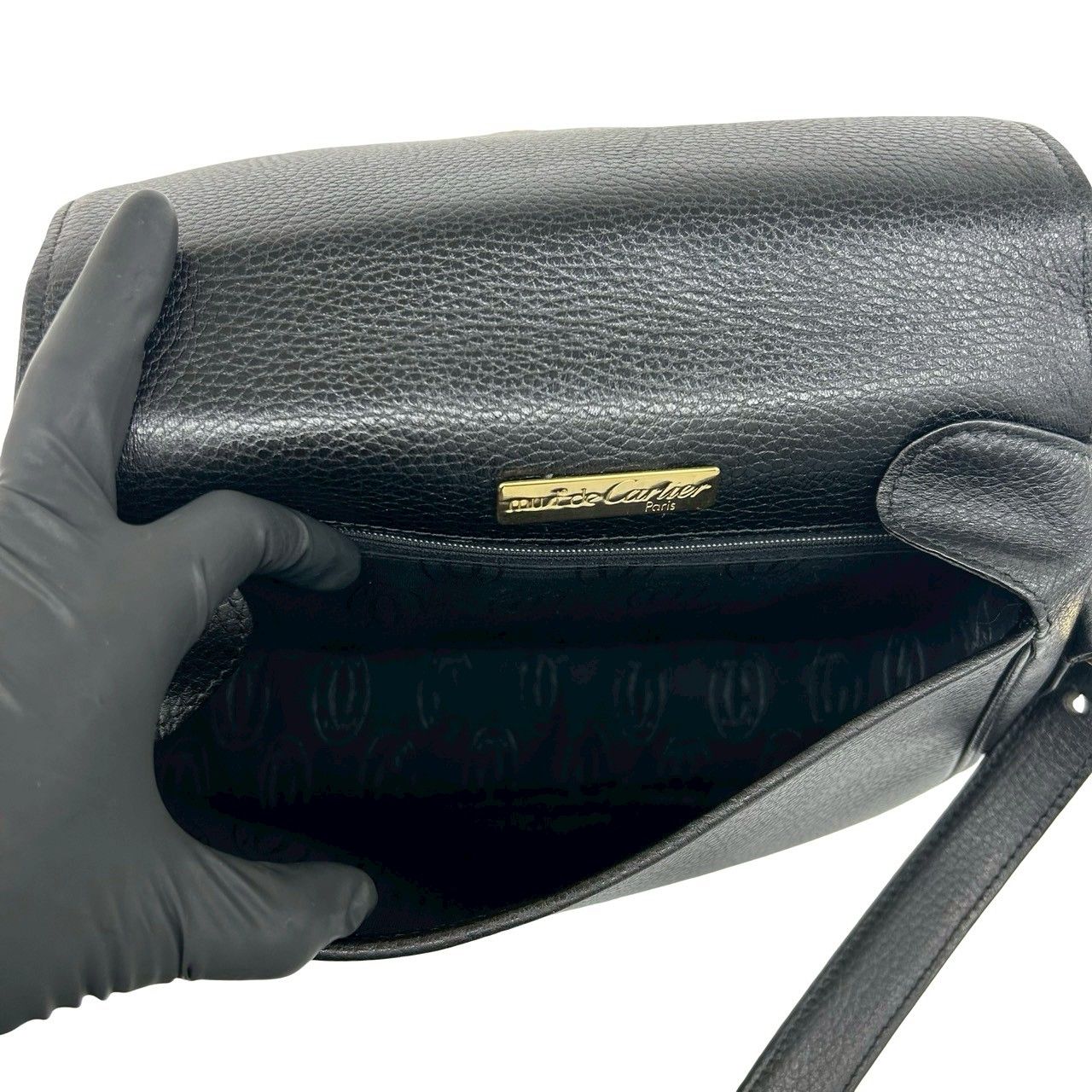 □極美品□ Cartier カルティエ マストライン レザー 6連 キーケース