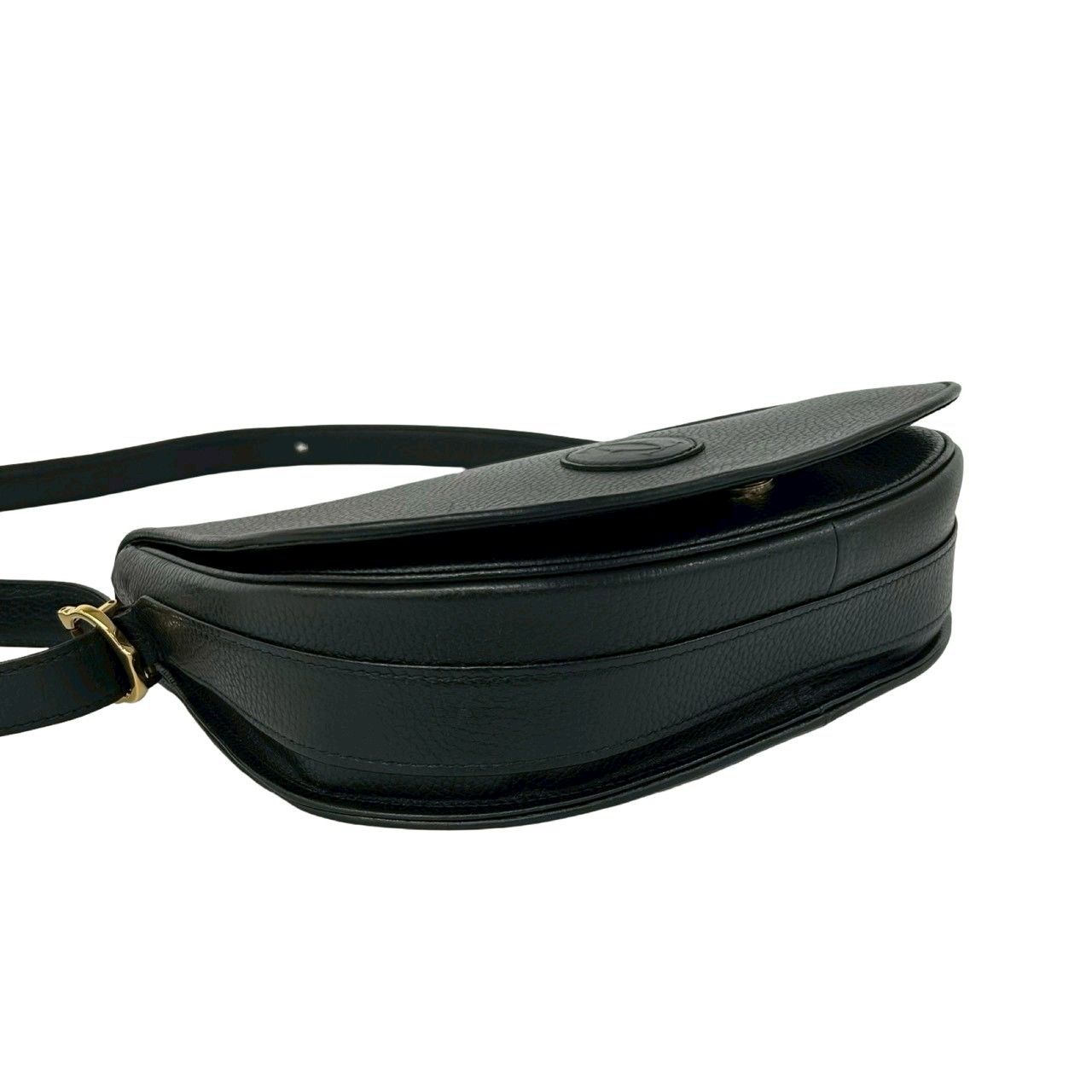 状態良　Cartier カルティエ ショルダーバッグ セミショルダー 極 美品 CARTIER カルティエ ヴィンテージ マストライン レザー 本革
