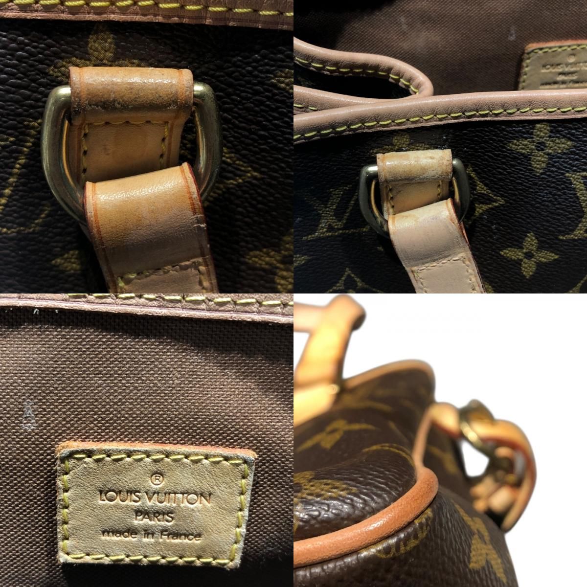 ルイ・ヴィトン LOUIS VUITTON バティニョール M51156 ブラウン PVC