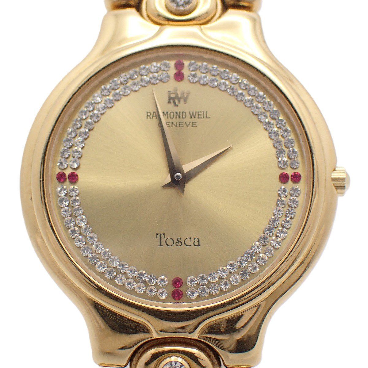 レイモンドウィル Tosca クォーツ メンズ 腕時計 18Kゴールドメッキ