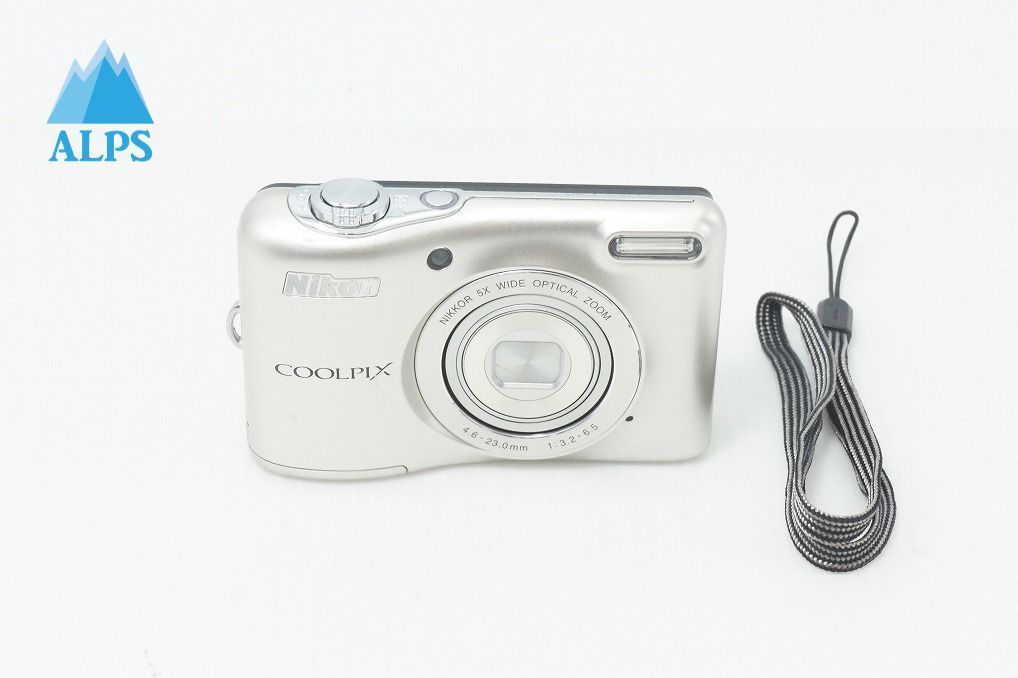 美品 Nikon ニコン COOLPIX L30 コンパクトデジタルカメラ シルバー 260615d