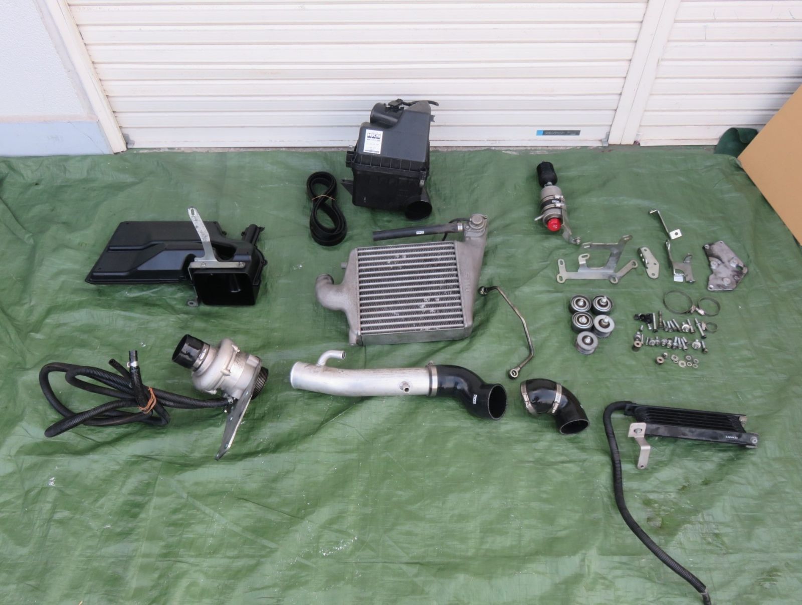 LK1500* 希少 ヴェルファイア GGH20W/2GR-FE 3.5L 社外/HKS スーパーチャージャーキット タービン クーラー ホース 一式 /GGH25W　※傷汚れ