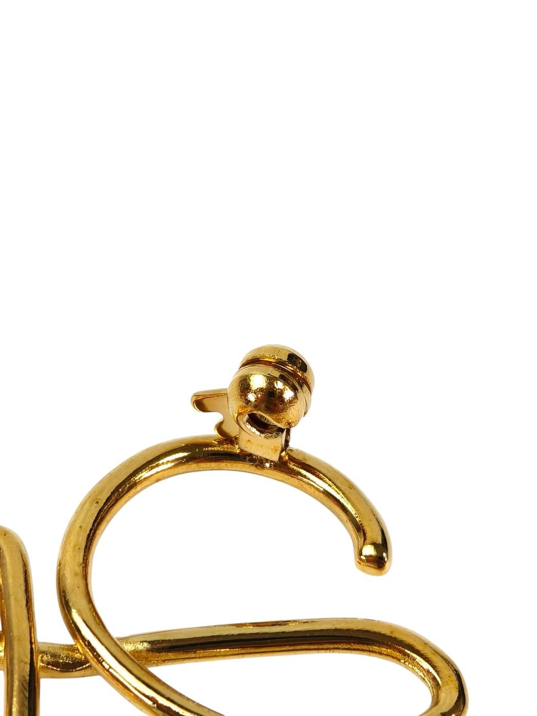 LOEWE ロエベ アナグラム ブローチ ゴールド 管理番号：11457 - メルカリ