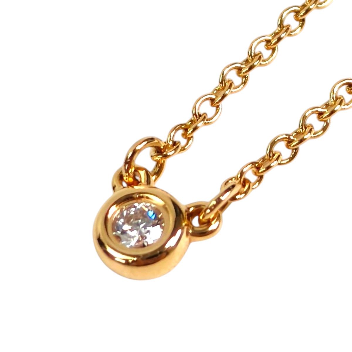 TIFFANY ティファニー ダイヤモンド バイザヤード K18 ネックレス ゴールド 管理番号：11472 57,360円