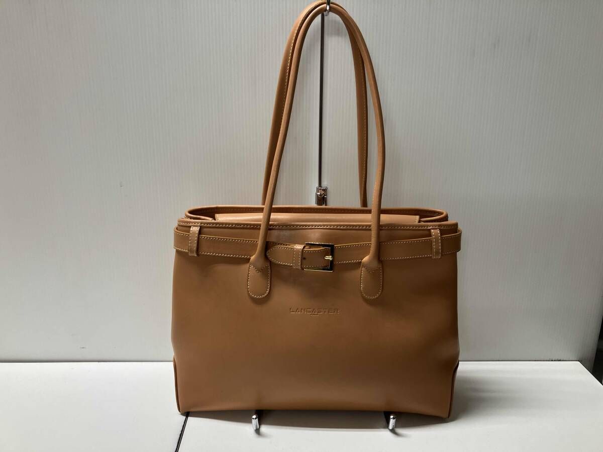 LNCASTER ランカスター トートバッグ レザー ブラウン