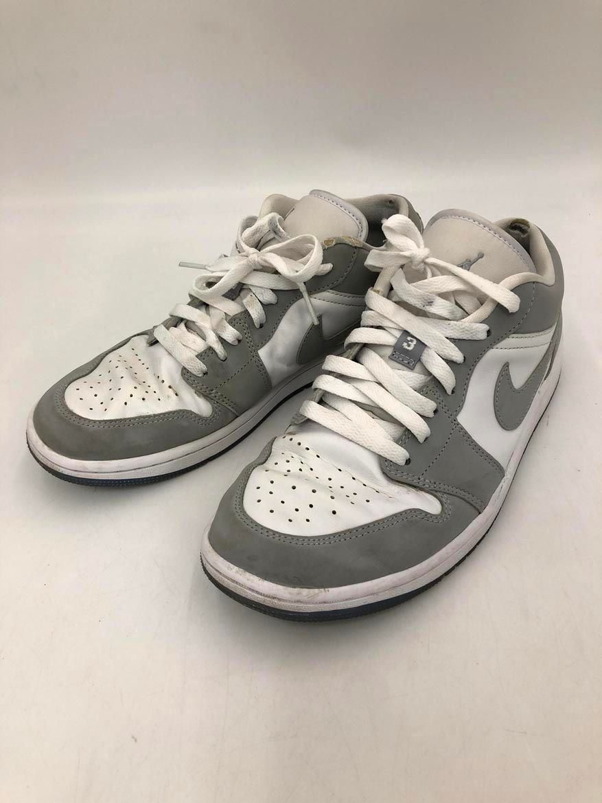 NIKE ナイキ DC0774-105 エアジョーダン 1 LOW スニーカー size27cm/ホワイト/アルミニウム/ウルフグレー ■■◎メンズ 9,198円
