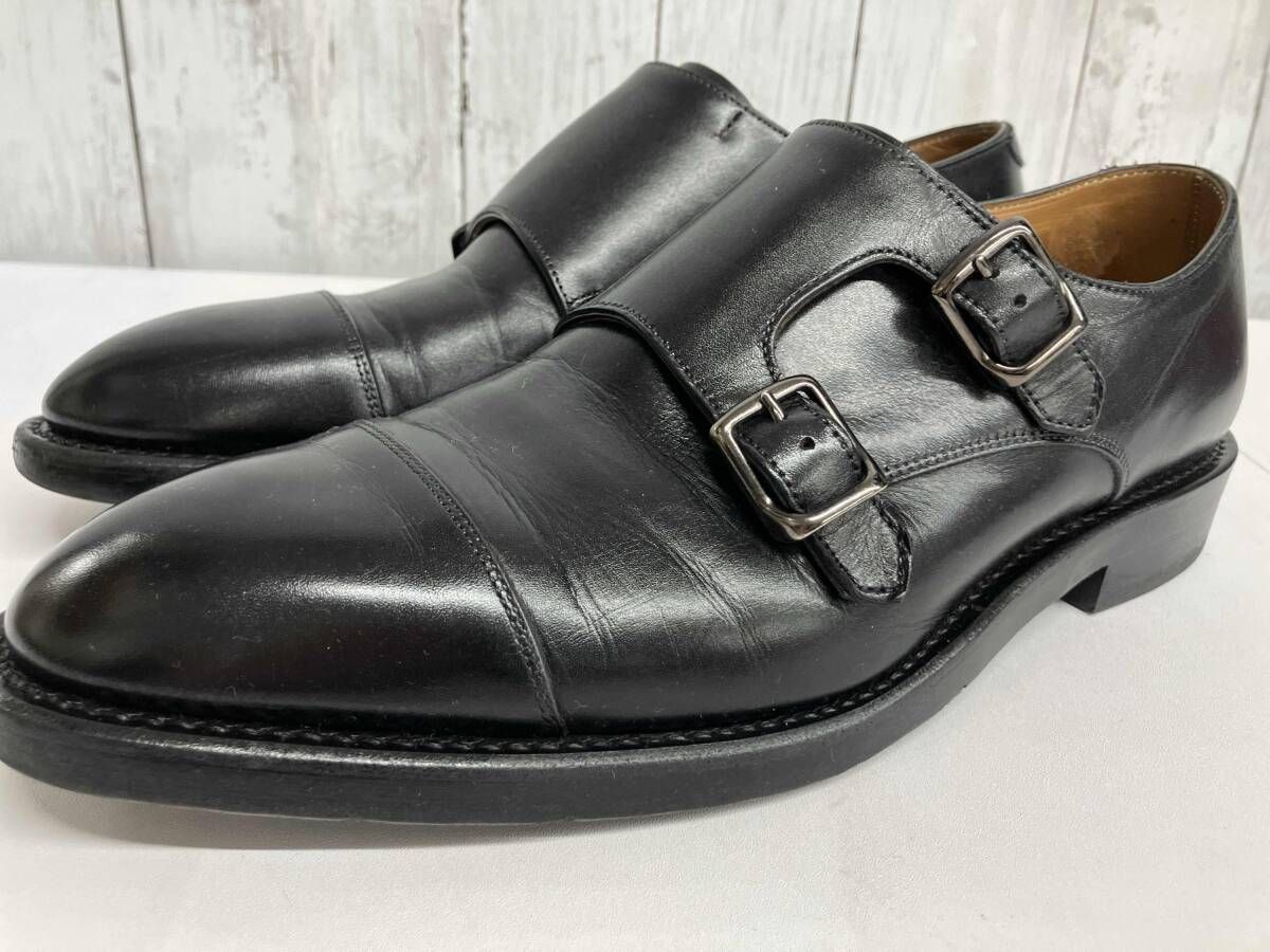 REGAL ドレスシューズ リーガル ダブルモンクストラップ ビジネスシューズ ブラック size25.5㎝