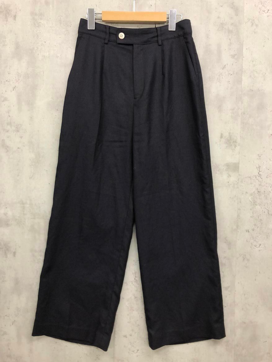 green label relaxing グリーンレーベルリラクシング ユナイテッドアローズ リネンライク パンツ size40/濃紺 ■■◎レディース