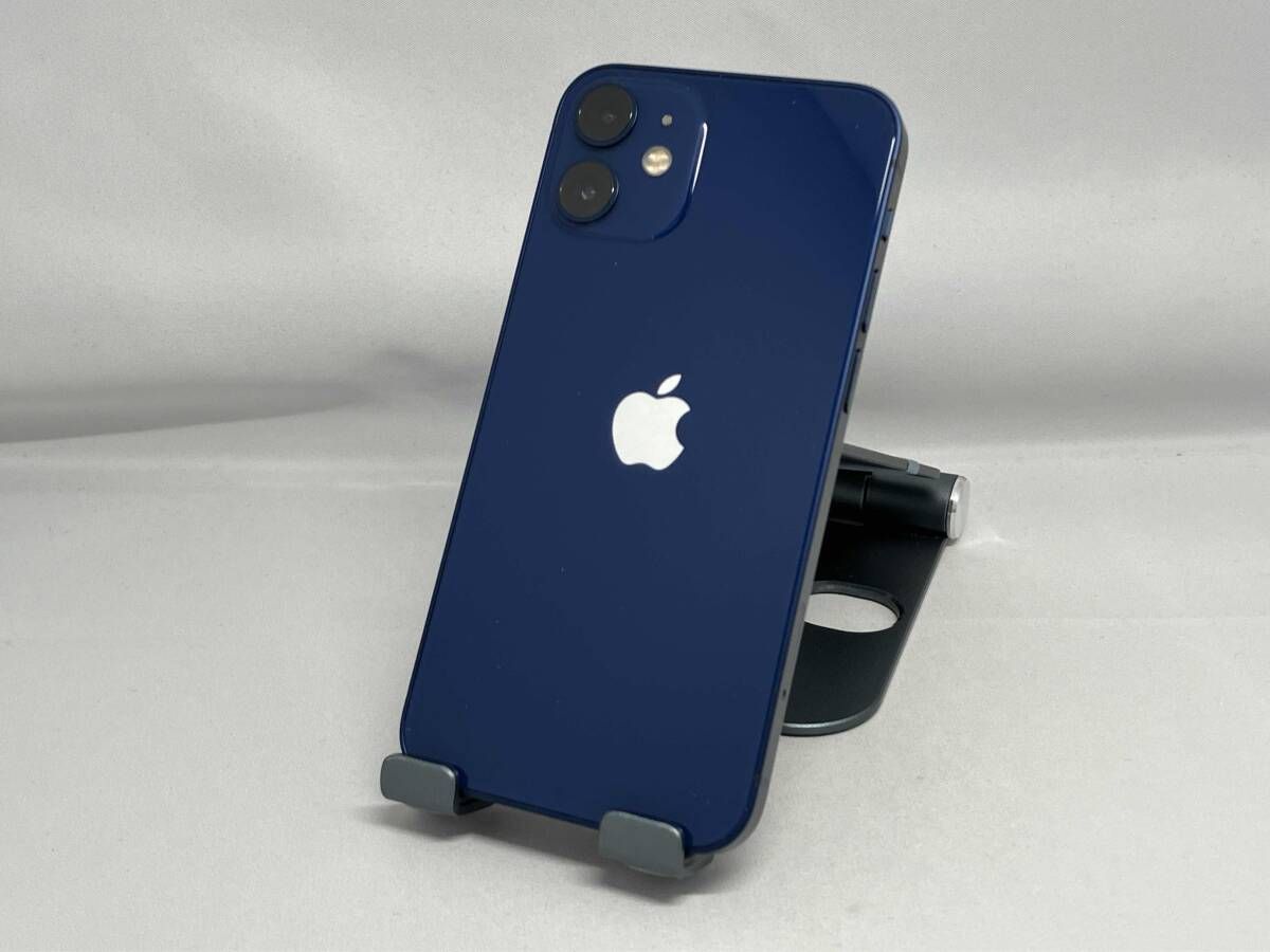 SoftBank 【SIMロックなし】MGAP3J/A iPhone 12 Mini 64GB ブルｰ SoftBank
