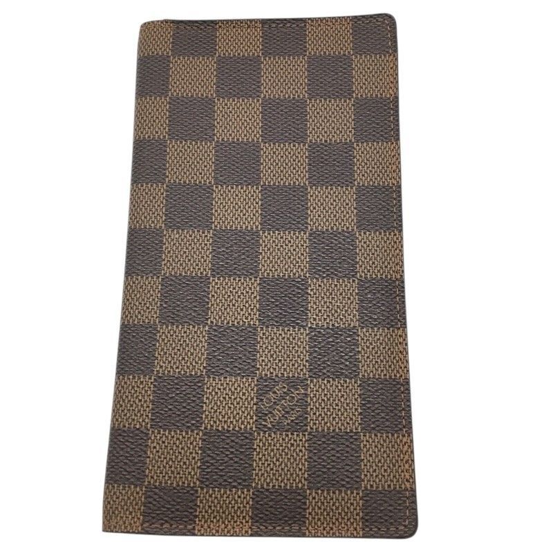 LOUIS　VUITTON【ルイヴィトン】ポルトバルール　カルトクレディ　二つ折り長財布　お札入れ　ダミエエべヌ　N61823【中古品/USED-B】質屋　かんてい局那覇店　ｎ3101897927300464