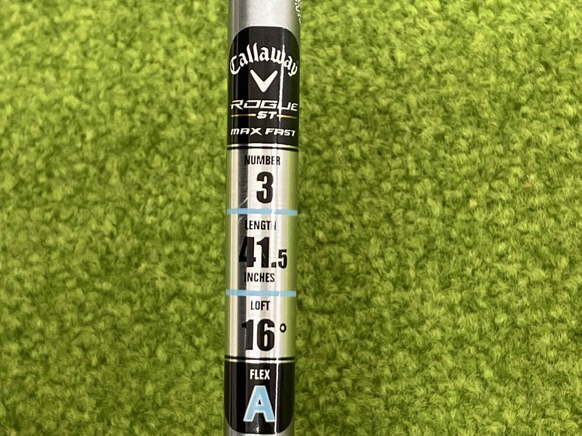 Callaway キャロウェイ ROGUE ST MAXFAST フェアウェイ 16° ELDIO フレックスA Callaway キャロウェイ ROGUE ST MAXFAST フェアウェイ 16° ELDIO フレックスA