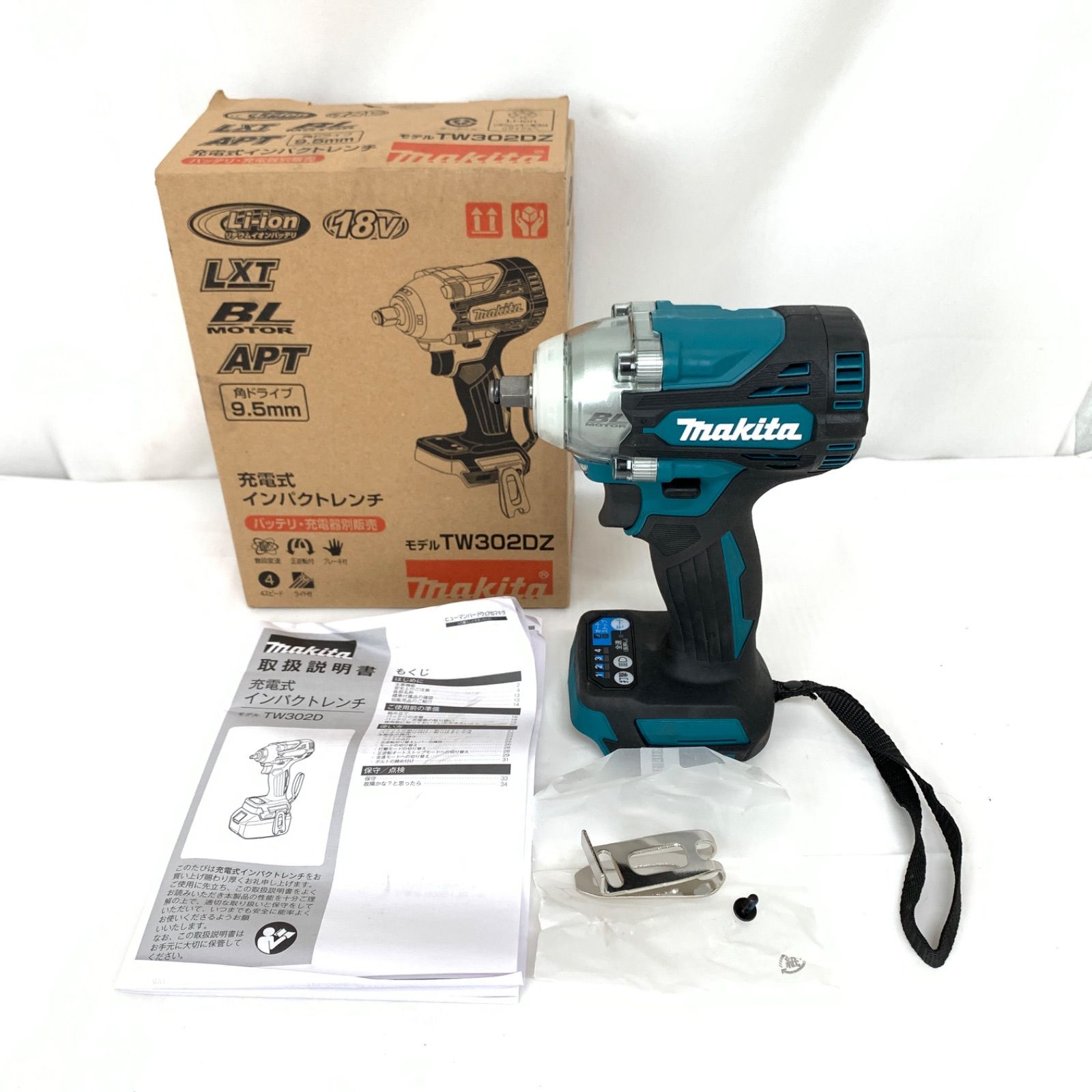 中古美品】Makita マキタ 充電式インパクトレンチ TW302DZ 18V 本体 