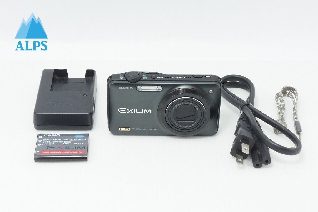 美品 CASIO カシオ EXILIM EX-ZR10 コンパクトデジタルカメラ ブラック 260615c