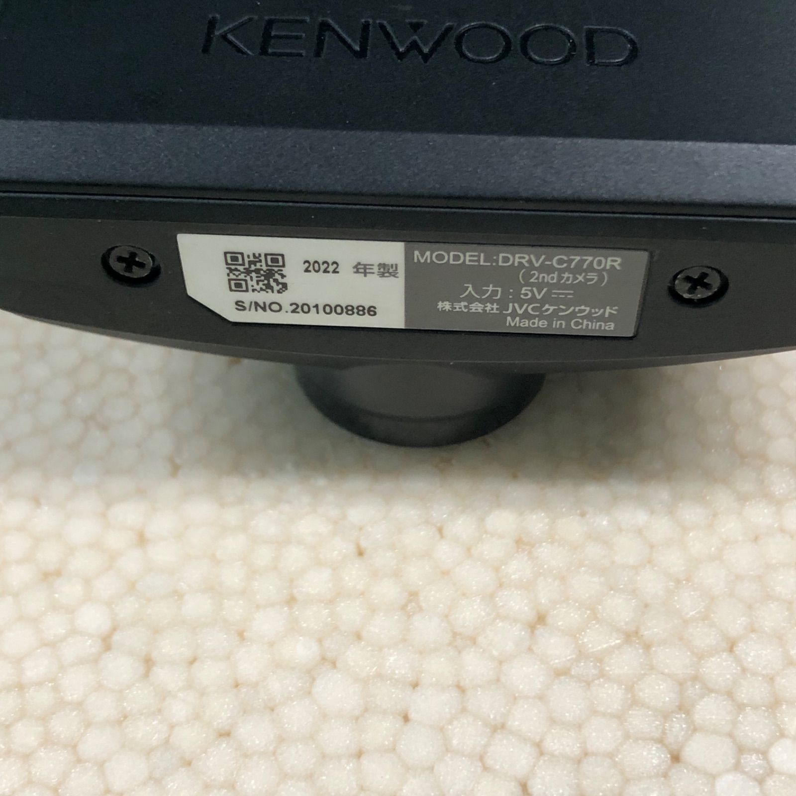 ケンウッド DRV-C770R 前後 2カメラ 360° ドライブレコーダー 16GB SD 