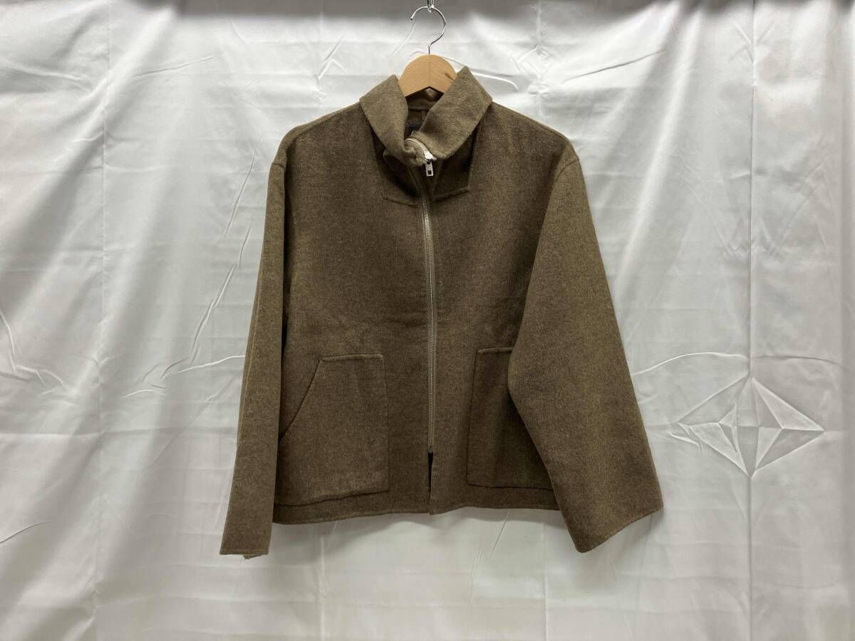 Orcival オーシバル ジャケット WOOL ZIP SHORT JACKET or-a0417 表記サイズ 1 ブラウン