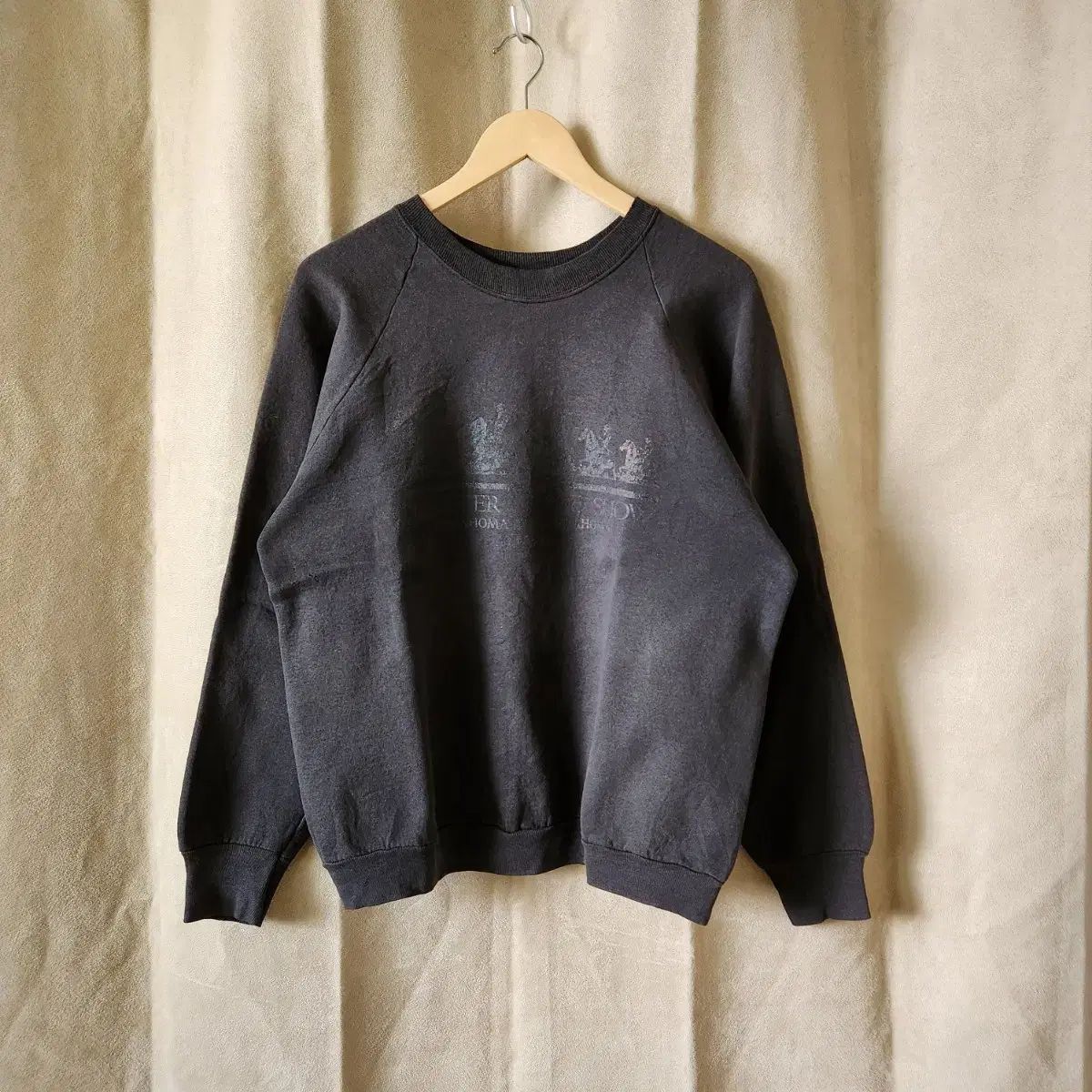 90s USA Fruit of the loom スウェットシャツ ブラック L