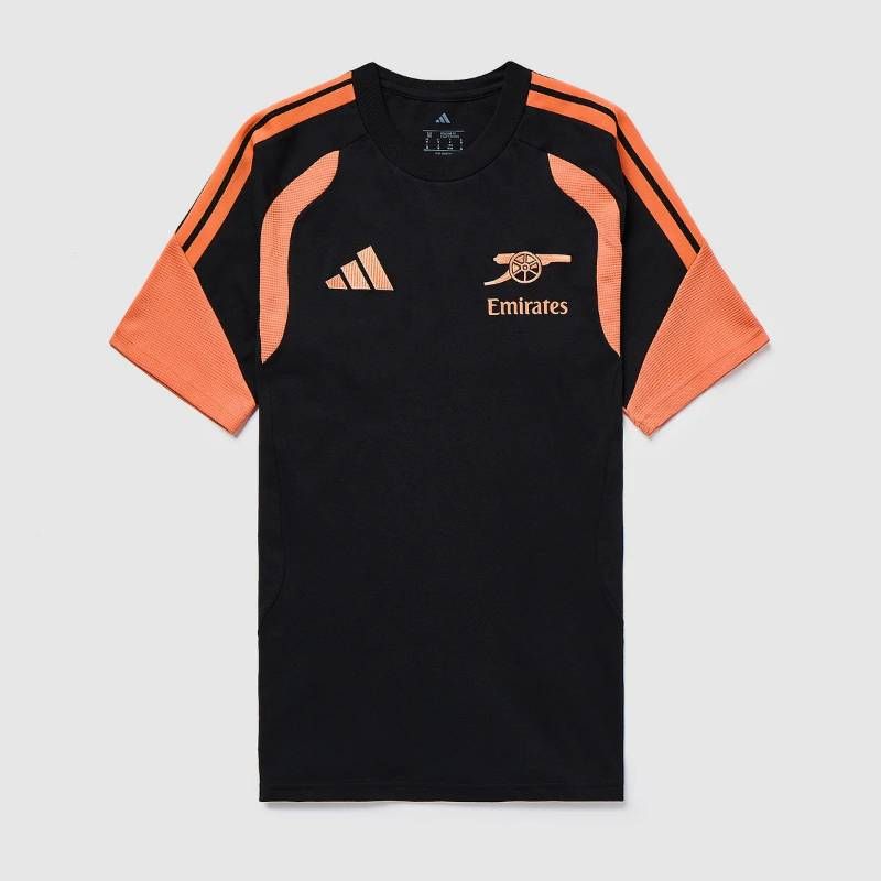 【送料無料・匿名配送】adidas アディダス アーセナル 26/27 公式 Tシャツ 黒×橙 サッカー コットン ガナーズ 新品 正規品