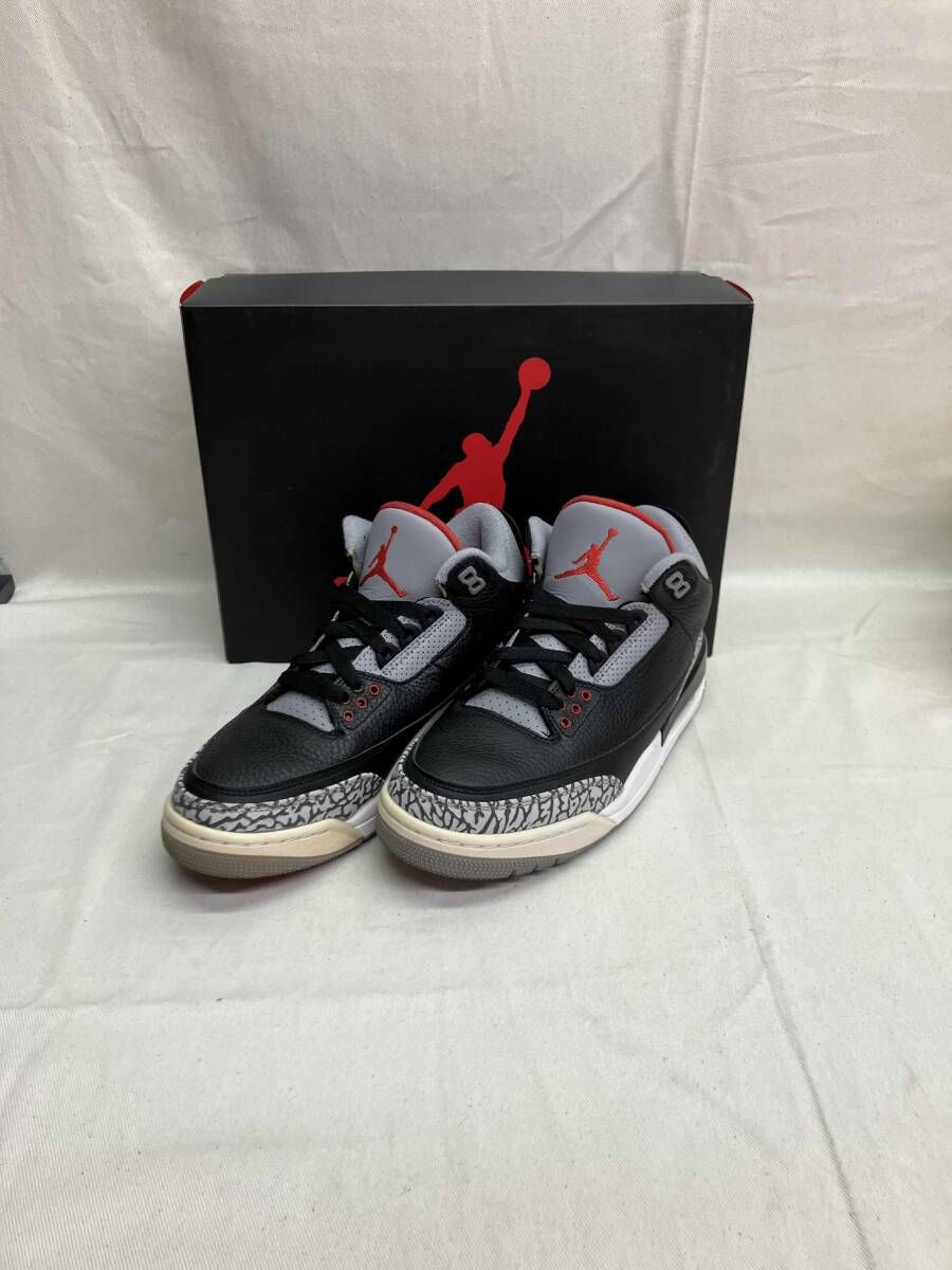 Nike Air Jordan 3 Retro OG 'Black Cement' (2018) ナイキ スニーカー ジョーダン 854262-001 ブラック グレー セメント