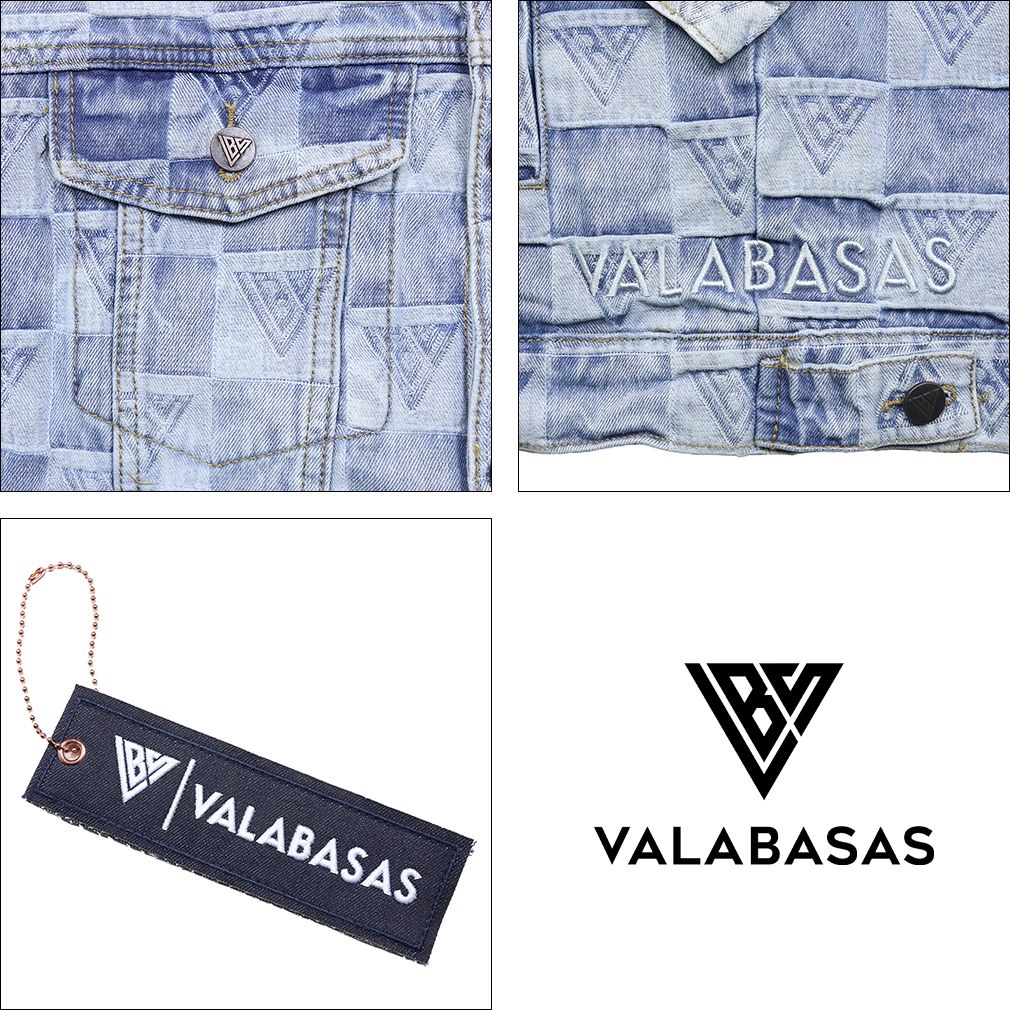 バラバサス ジャケット VALABASAS デニムジャケット アウター ウォッシュ加工 メンズ レディース ブランド 大きいサイズ おしゃれ おすすめ 人気 ストリート valabasas010 M L