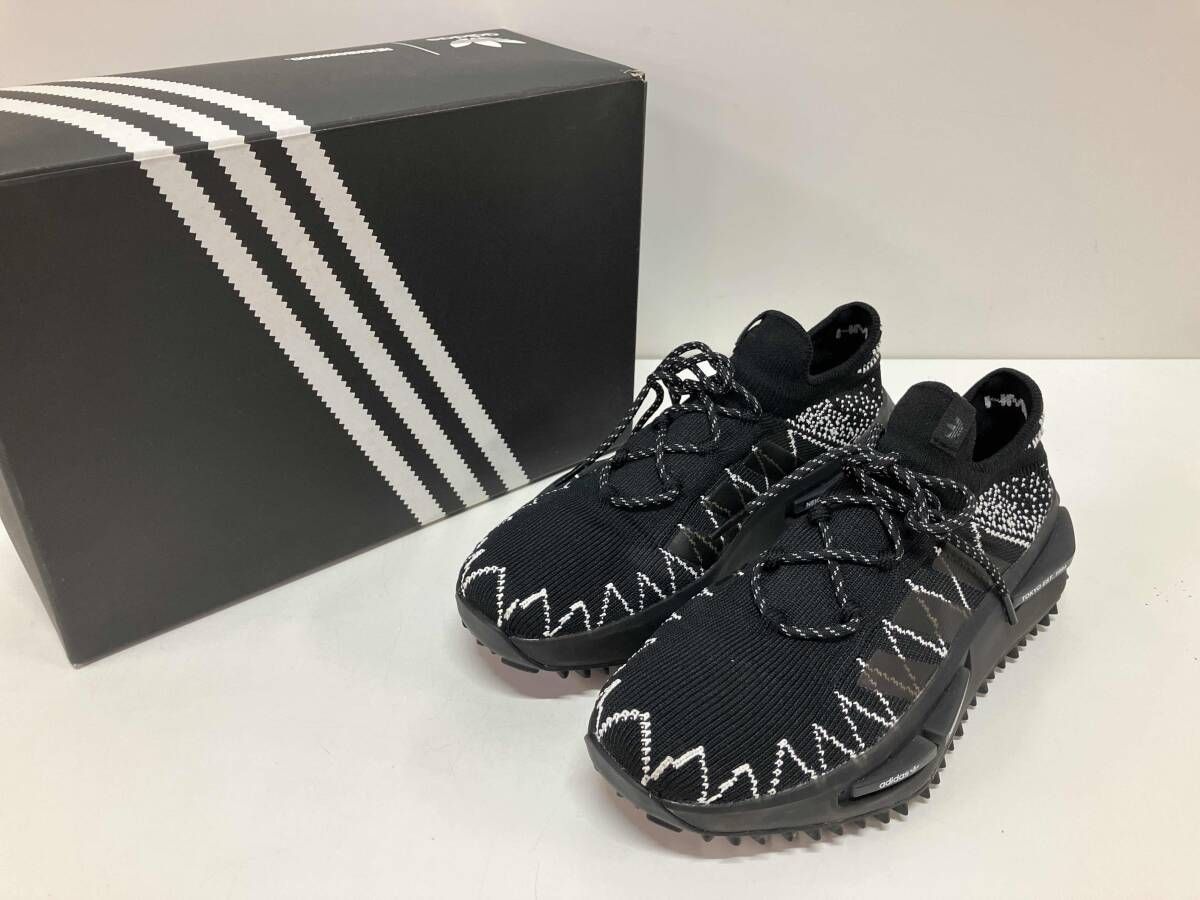 adidas アディダス ID4854 NEIGHBORHOOD ネイバーフッド NMD S1 Knit ブラック 箱付き スニーカー サイズ26.5