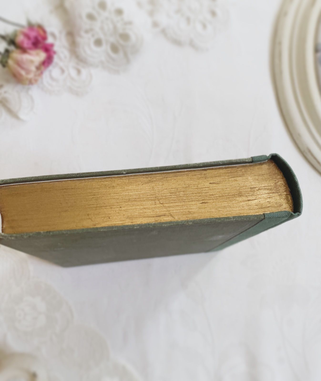 1898年 アンティーク洋書 -古書ならではの装丁のディスプレイ洋書