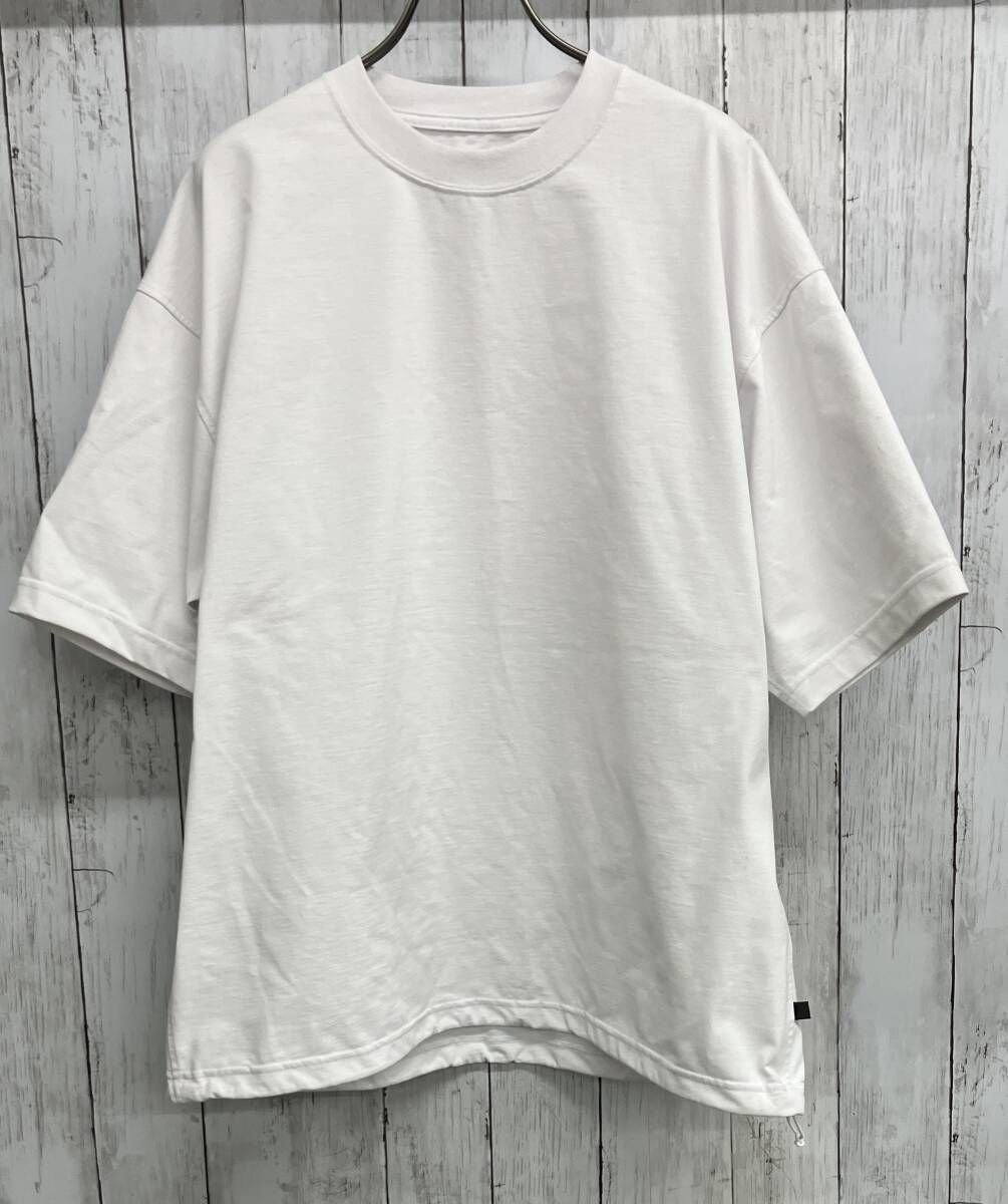 DAIWA PIER39 TECH DRAWSTRING S/S TEE ダイワピア39 半袖Tシャツ ドローコード BE-41024 ホワイト size M